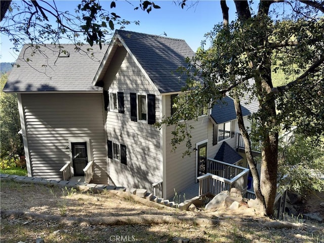 27596 N Bay Rd, Lake Arrowhead, CA 92352 - view of rear view of house