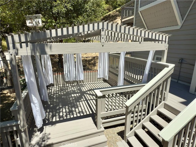 27596 N Bay Rd, Lake Arrowhead, CA 92352 - view of wooden terrace
