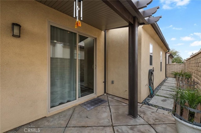 21730 Bene Dr, Saugus, CA 91350 - view of patio / terrace with fence