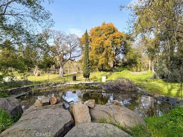 47409 Thunderhill Ln, Squaw Valley, CA 93675 - view of yard featuring a garden pond