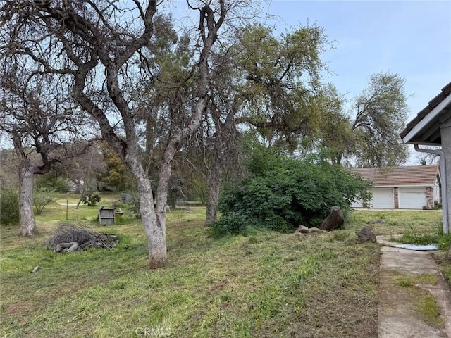 47409 Thunderhill Ln, Squaw Valley, CA 93675 - view of grassy yard featuring a garage