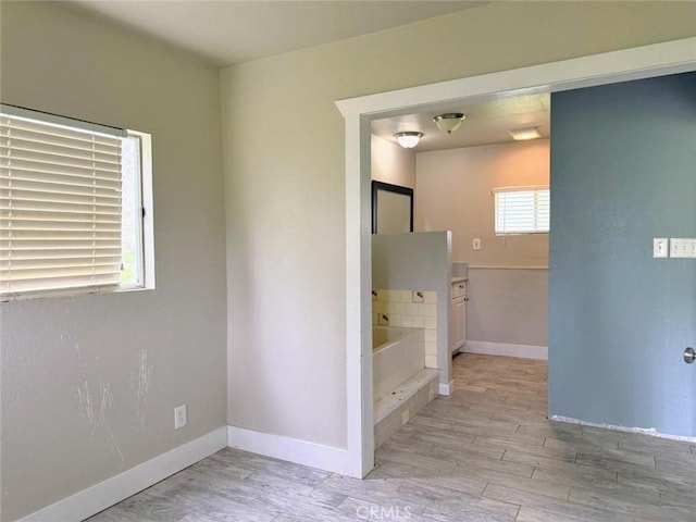 47409 Thunderhill Ln, Squaw Valley, CA 93675 - full bathroom featuring a bath, wood finished floors, and vanity