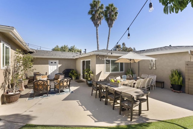 2422 Chatsworth Blvd, Point Loma, CA 92106 - view of patio featuring an outdoor hangout area and outdoor dining space
