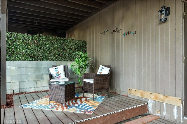 31353 Lightfoot Way, Running Springs, CA 92382 - view of wooden terrace