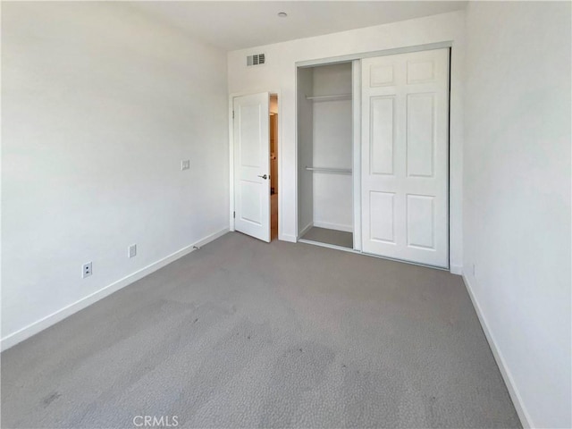 11032 Momentum Dr, Rancho Cucamonga, CA 91730 - unfurnished bedroom featuring visible vents, a closet, baseboards, and carpet floors