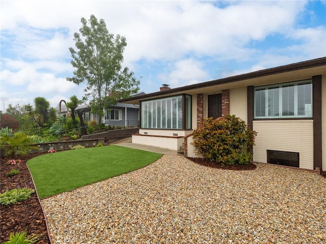 view of back of property