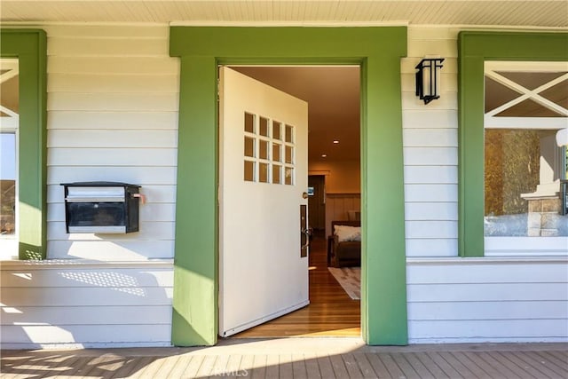 view of entrance to property