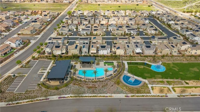 16763 Stags Leap Ln, Fontana, CA 92336 - view of property location with a pool area and nearby suburban area