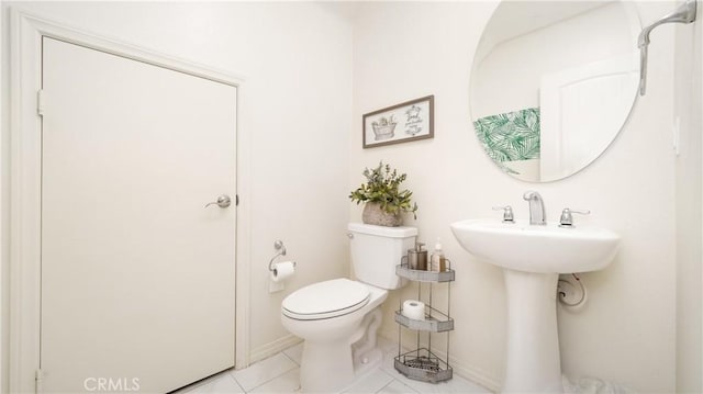 16763 Stags Leap Ln, Fontana, CA 92336 - bathroom with tile patterned floors and toilet