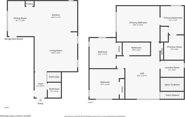 16763 Stags Leap Ln, Fontana, CA 92336 - view of home floor plan