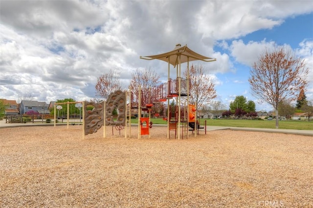 view of communal playground