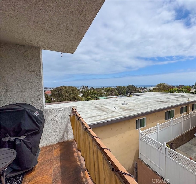 balcony with grilling area
