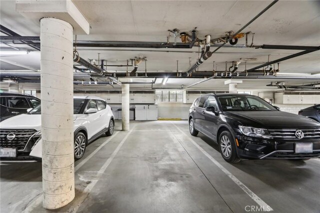 view of parking deck