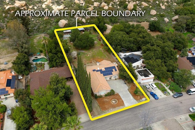 25318 Kerri Ln, Ramona, CA 92065 - aerial view with a residential view