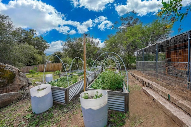 25318 Kerri Ln, Ramona, CA 92065 - view of yard with a vegetable garden and fence