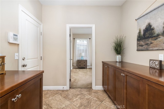 34595 Collier Falls Ct, Temecula, CA 92592 - hall with light tile patterned floors and light colored carpet