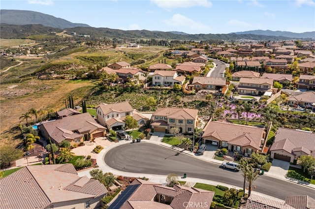34595 Collier Falls Ct, Temecula, CA 92592 - aerial perspective of suburban area with mountains