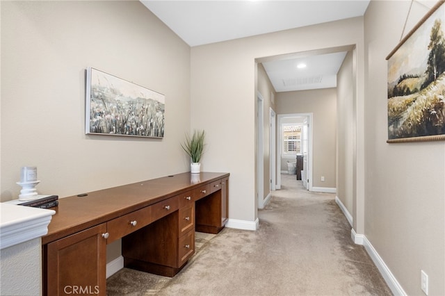 34595 Collier Falls Ct, Temecula, CA 92592 - unfurnished office with light carpet and baseboards