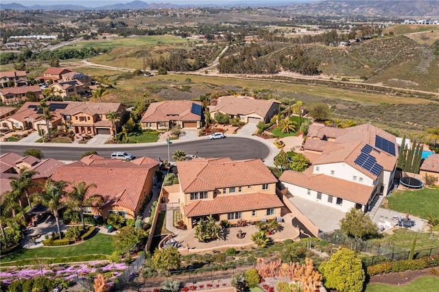 34595 Collier Falls Ct, Temecula, CA 92592 - aerial view of residential area with mountains