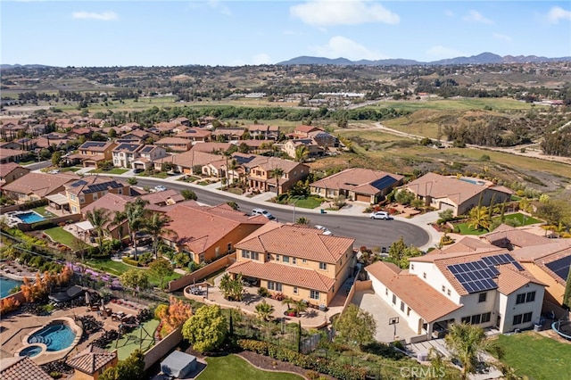 34595 Collier Falls Ct, Temecula, CA 92592 - aerial perspective of suburban area with mountains
