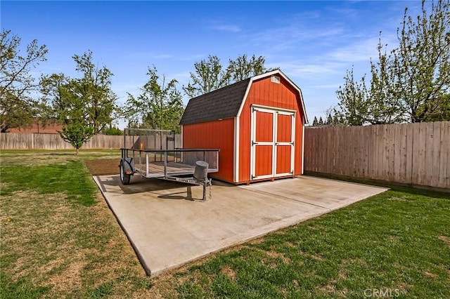 295 Chestnut Ave, Red Bluff, CA 96080 - view of shed with a fenced backyard