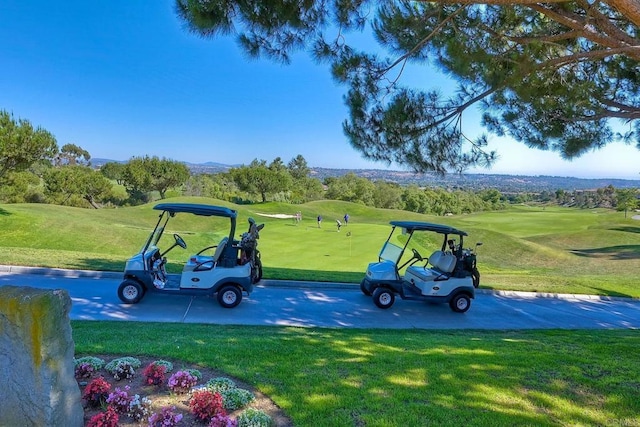 1140 Parkview Dr, Oceanside, CA 92057 - view of property's community featuring view of golf course and a lawn