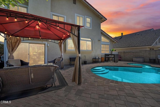 22671 Cheryl Way, Lake Forest, CA 92630 - view of pool with a gazebo and a patio