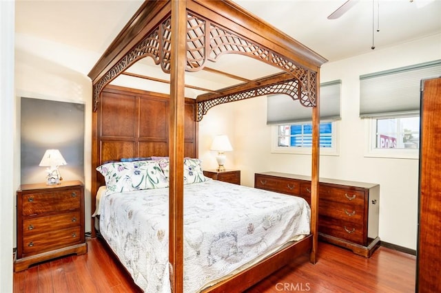 16372 Hollywood Ln, Huntington Beach, CA 92649 - bedroom featuring baseboards and wood finished floors