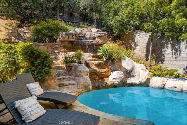 2107 Lemon Heights Dr, Santa Ana, CA 92705 - view of pool with fence