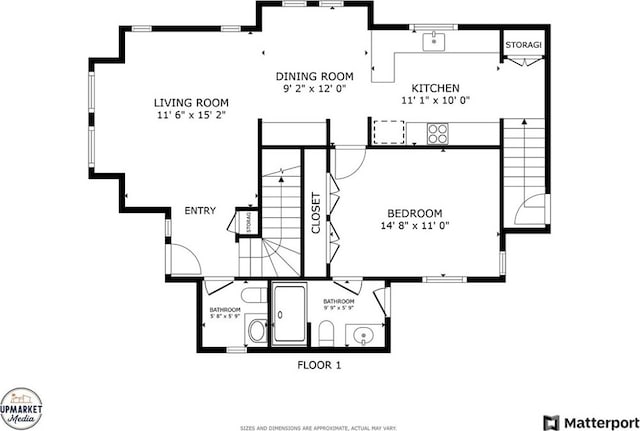 2155 Florence Ave, San Luis Obispo, CA 93401 - property floor plan
