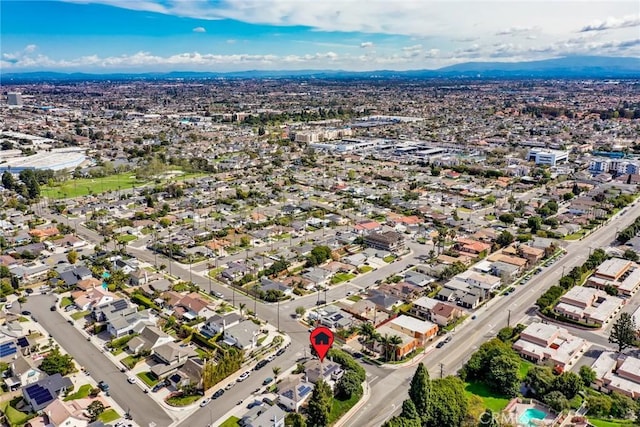 7612 Appleby, Huntington Beach, CA 92648 - drone / aerial view with a mountain view and a residential view