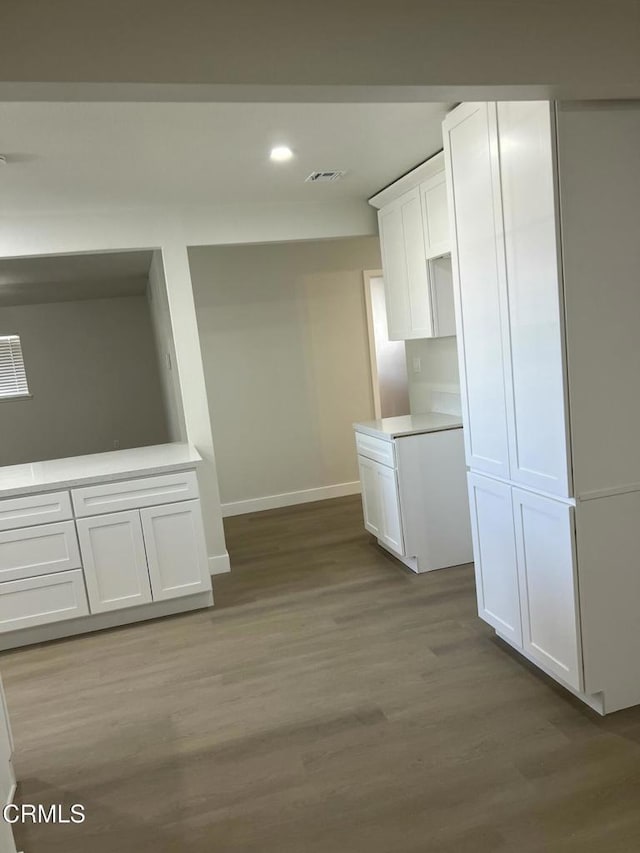 391 N 9th St, Blythe, CA 92225 - interior space with recessed lighting, light wood-style flooring, visible vents, and baseboards