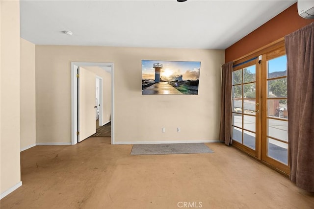 13771 De Garmo Ave, Rancho Cascades, CA 91342 - spare room featuring concrete flooring and baseboards