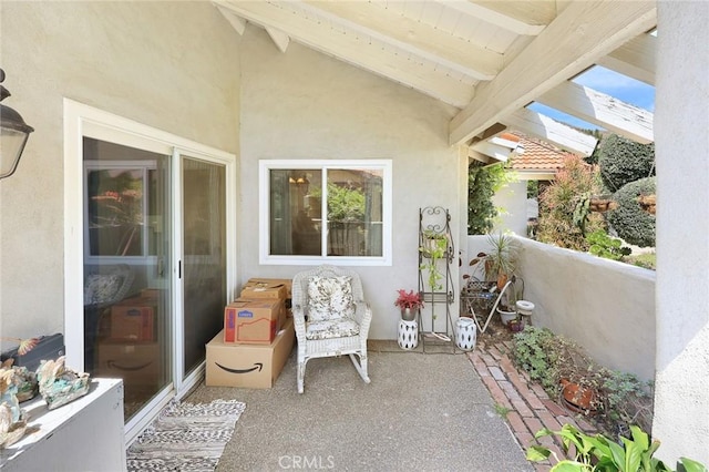 13771 De Garmo Ave, Rancho Cascades, CA 91342 - view of balcony
