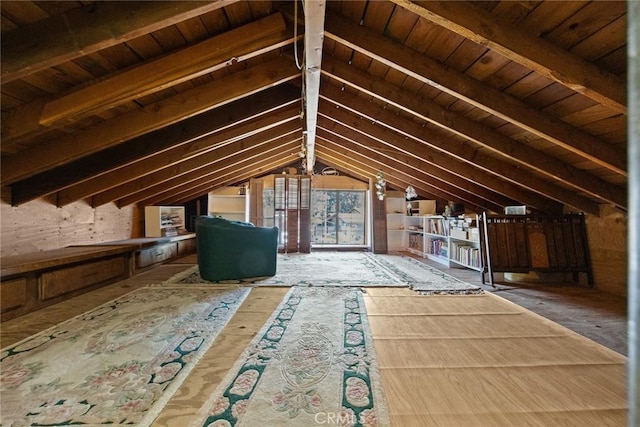 13771 De Garmo Ave, Rancho Cascades, CA 91342 - view of unfinished attic
