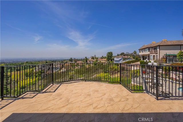 8113 Newcastle Dr, Whittier, CA 90605 - view of patio / terrace featuring a residential view
