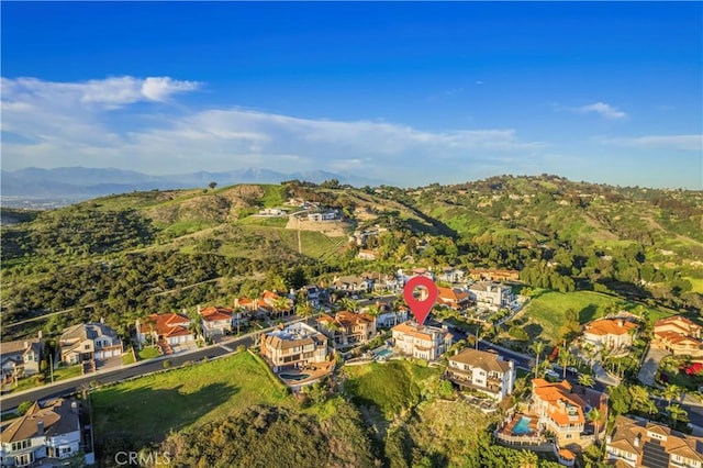 8113 Newcastle Dr, Whittier, CA 90605 - drone / aerial view with a residential view and a mountain view