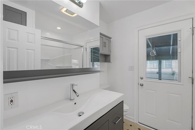 7451 Western Ave, Buena Park, CA 90620 - full bath with toilet, a shower, and vanity