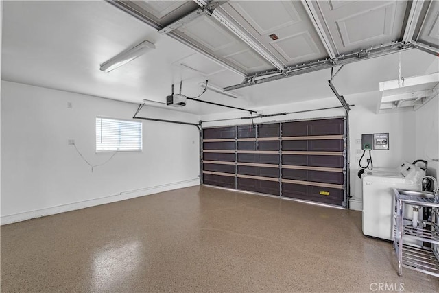 7451 Western Ave, Buena Park, CA 90620 - garage featuring washer and dryer and a garage door opener