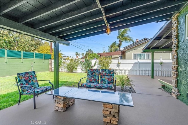 7451 Western Ave, Buena Park, CA 90620 - view of patio featuring a fenced backyard