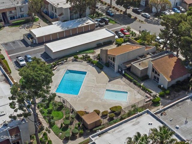2538 Bolker Dr, Port Hueneme, CA 93041 - bird's eye view of a pool area