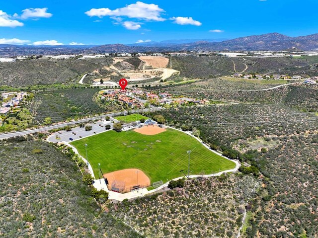 11443 Stockwood Cv, San Diego, CA 92131 - aerial view of property and surrounding area with a mountainous background