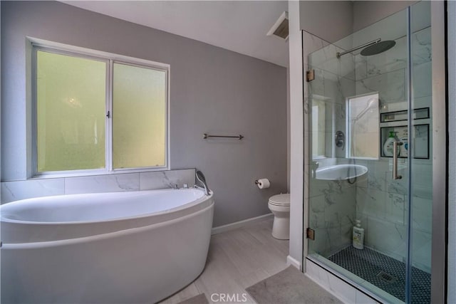 2318 Cranesbill Pl, Avila Beach, CA 93424 - full bath with a garden tub and a shower stall