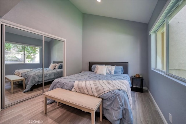 2318 Cranesbill Pl, Avila Beach, CA 93424 - bedroom featuring wood finished floors and a closet