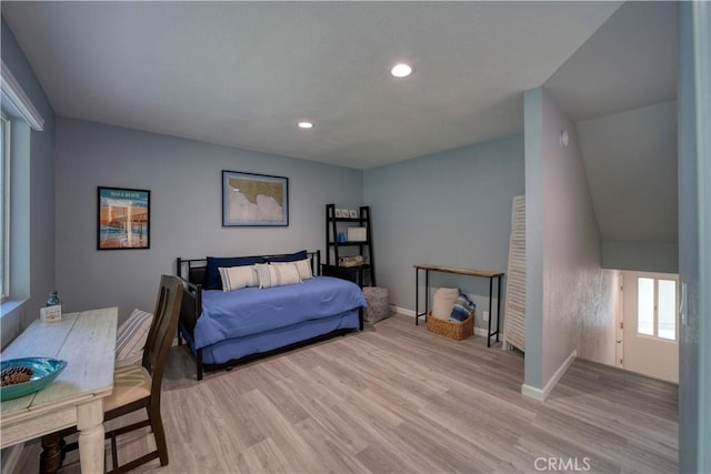 2318 Cranesbill Pl, Avila Beach, CA 93424 - bedroom with light wood finished floors and recessed lighting