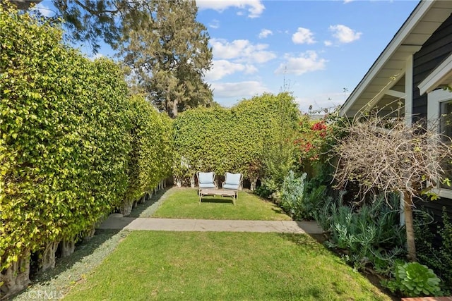 view of yard