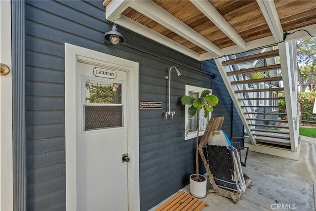 view of property entrance