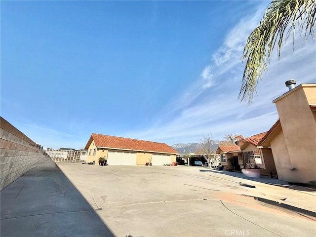 exterior space with a residential view