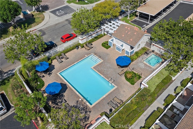 drone / aerial view