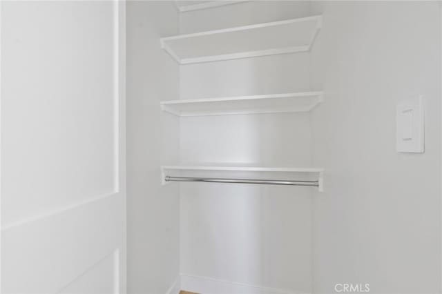 view of closet